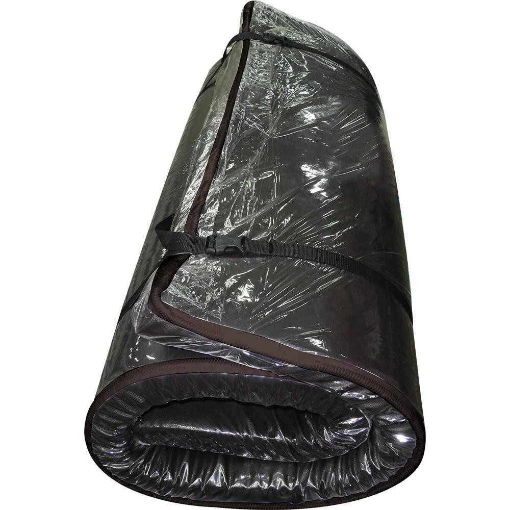 HomeBase HLS Tấm làm mềm nệm topper DÀY như nệm 5cm SIÊU ÊM KHÔNG THẤM NƯỚC phù hợp cho các spa 200x92cm Đen