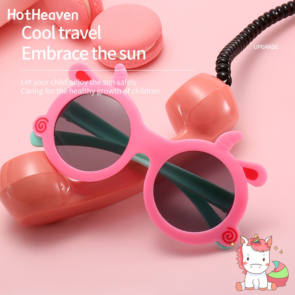 Kính Mát Tròng Tròn Che Phủ Toàn Diện Chống Tia UV Kiểu Dáng Dễ Thương 6 Kiểu Dáng Cho Bé