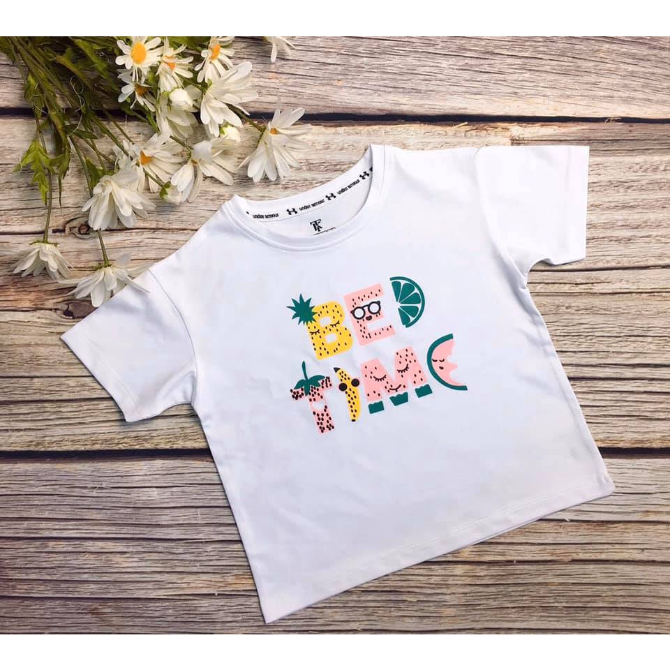 Quần áo trẻ em - Pika kids - Áo thun bé gái họa tiết xinh CHẤT LIỆU COTTON Mềm mịn thoáng mát từ 3- 7 tuổi