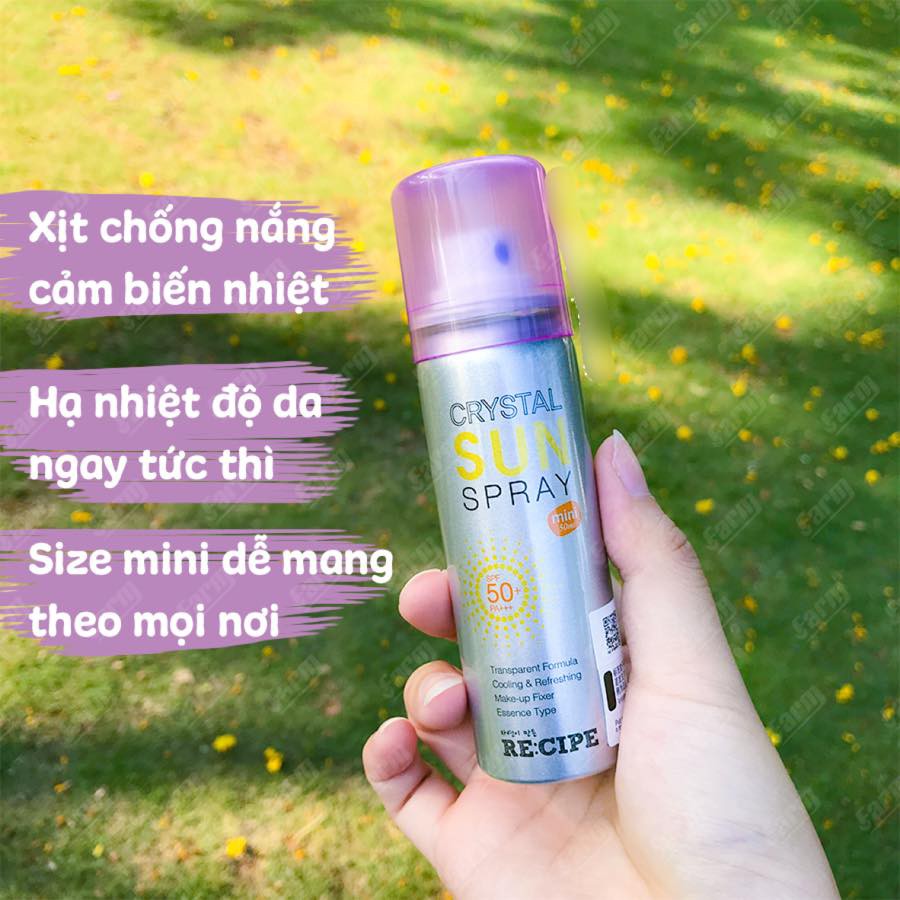 Xịt Chống Nắng Crystal Sun Spray SPF 50+ PA+++ Chính Hãng