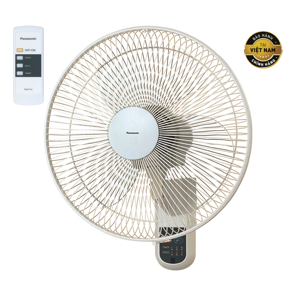 Quạt treo tường F-409M Panasonic có remote