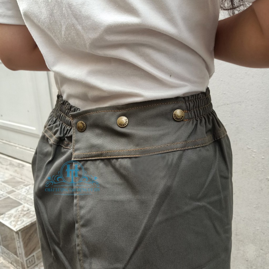 [GIÁ GỐC TẬN XƯỞNG] VÁY CHỐNG NẮNG XẺ TÀ KAKI THÔNG MINH Chất Liệu Kaki Cotton Dày Dặn Và Thoáng Mát Có Nút Bấm Sau Lưng | BigBuy360 - bigbuy360.vn