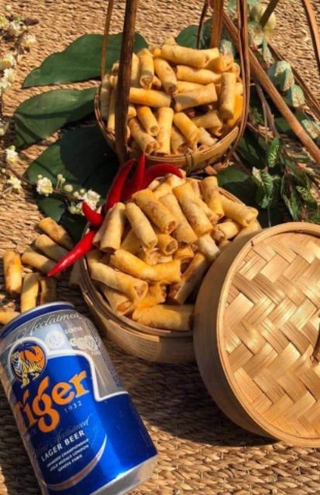 Chả giò tôm sấy mini 300gr - 500gr / HSD 6 tháng