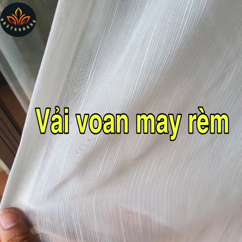 Vải voan may rèm khổ cao 2,8m vải làm rèm, vải trang trí, may mặc