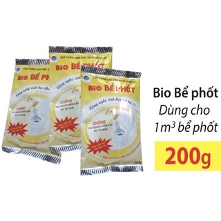 Bio Bể Phốt 200g-250g Chống Tắc Nghẽn Và Các Mầm Bệnh Của Bể Phốt, Hầm Cầu