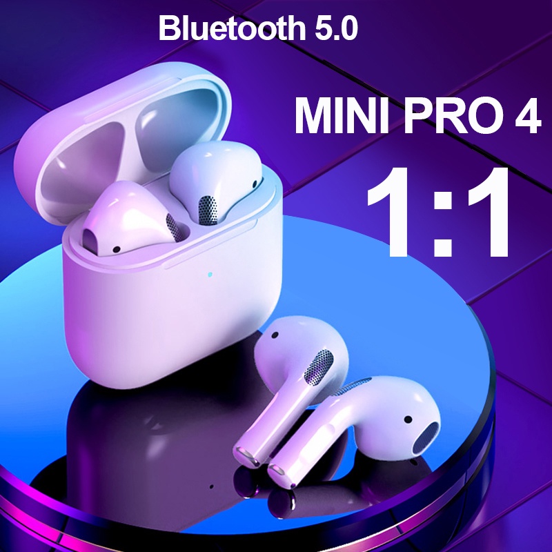 Tai Nghe Nhét Tai ko dây Bluetooth 5.0 Tws tai nghe ko dây táo Mini Pro 4 Cho ip OPPO Và ĐT smart