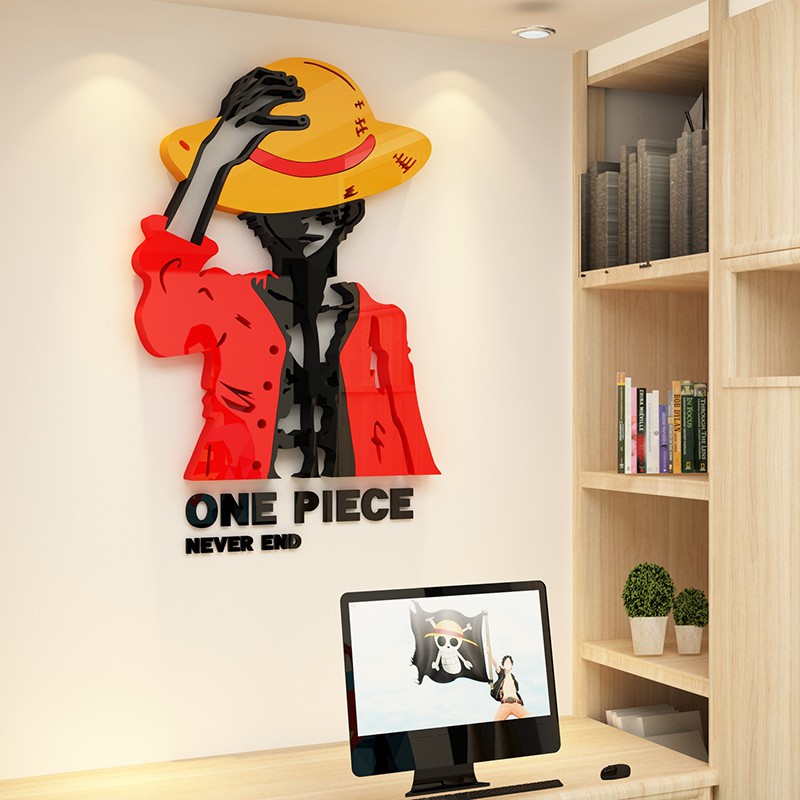 Giấy Dán Tường 3d Hình One Piece Đẹp Mắt