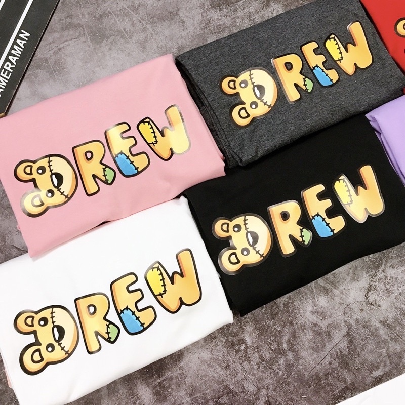Áo cotton tay lỡ dáng rộng dreww
