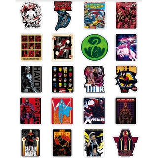 Set 100 tem dán - Marvel