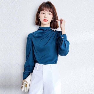 FreeShip Áo Sơ Mi Lụa Quảng Châu Cho Chị Em Dân Công Sở