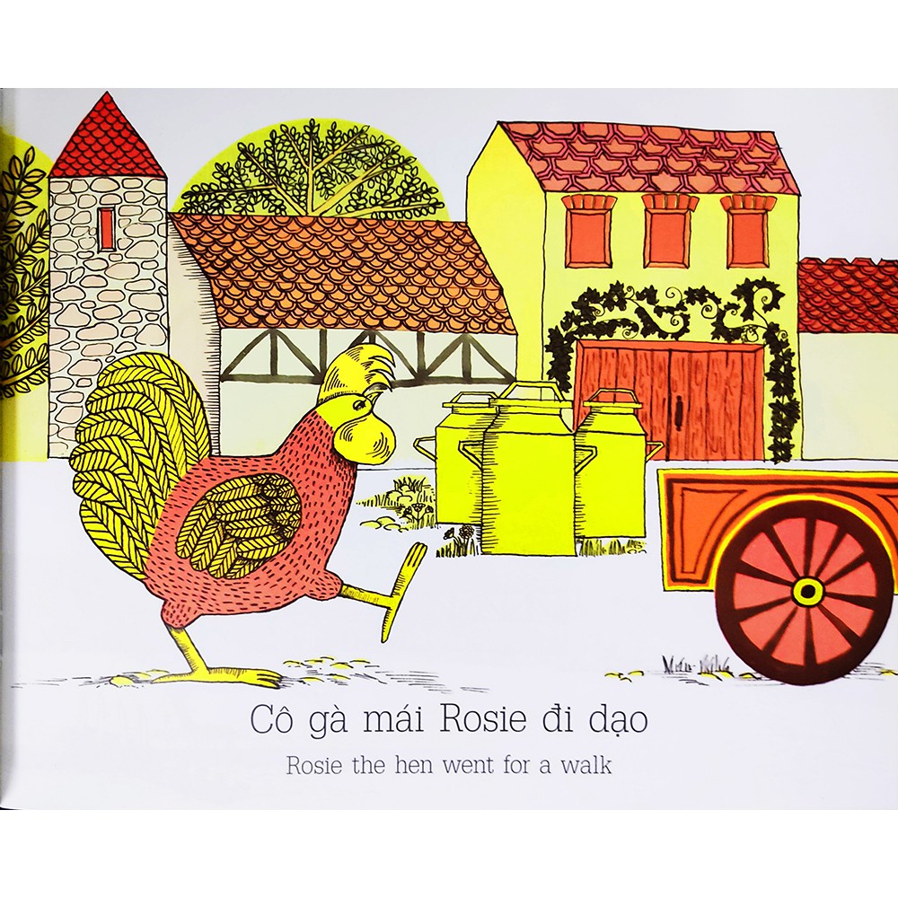 Sách cho bé - Chuyến đi dạo của cô gà mái Rosie