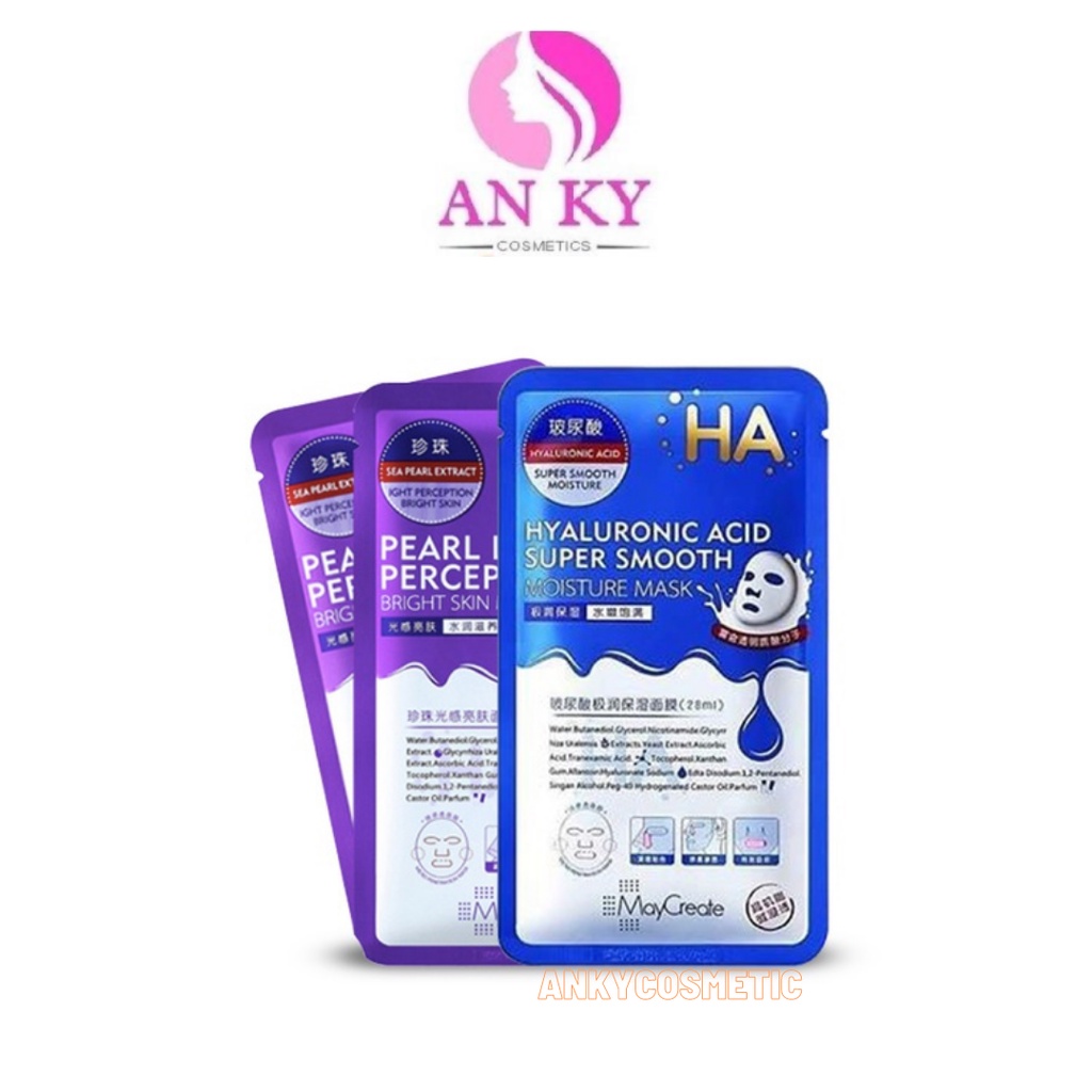 01 miếng Mặt nạ HA Xanh và Tím mask HA