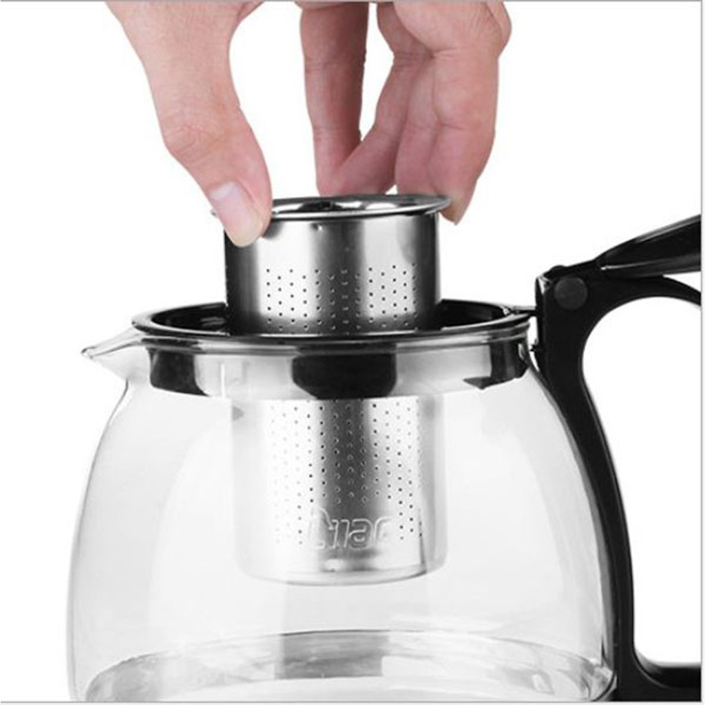 Bộ Ấm Pha Trà Thủy Tinh Kèm 4 Tách Lưới Lọc Inox 304 Không Gỉ | BigBuy360 - bigbuy360.vn