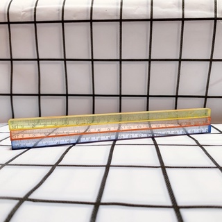 Thước Kẻ 20cm Thước Nhựa Vuông Học Sinh Màu Ngẫu Nhiên