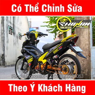 Tem Trùm Exciter 135 Đen Vàng Icr