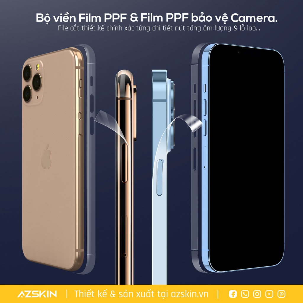 Dán Viền PPF Trong Suốt Chống Xước Viền Máy IPhone X/14 Pro Max |SK_IPPPF| Chất Liệu Cao Cấp, Bám Dính Tốt, Khuôn Max