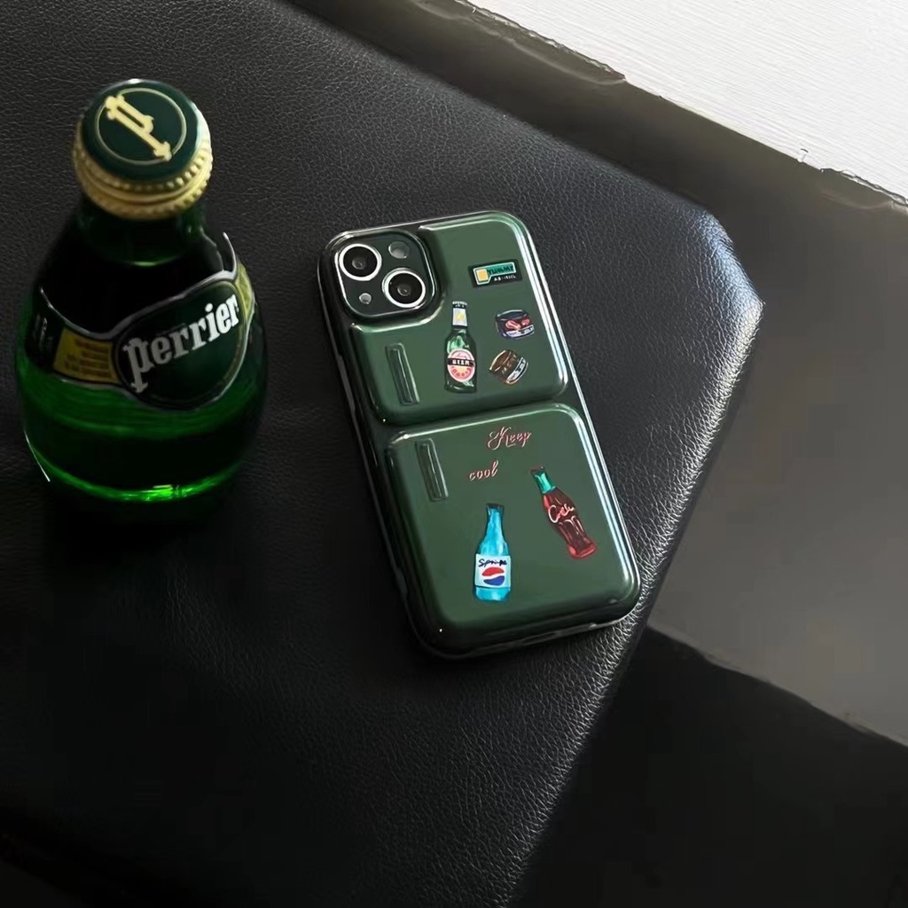 Ốp Điện Thoại Chống Sốc Màu Xanh Lá Cho iPhone xsmax 11 11promax 12 12pro max 13 13pro max