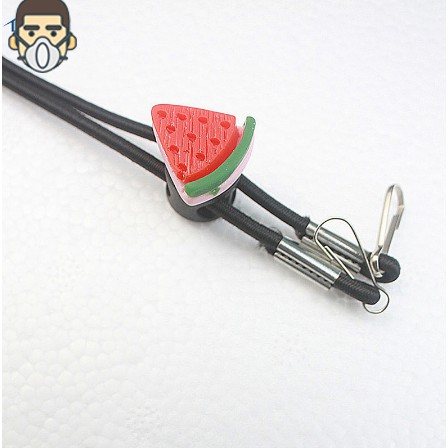 Dây đeo khẩu trang Hàn Quốc hình hoạt tiết trái cây dễ thương, co giãn rút chất lượng cao | BigBuy360 - bigbuy360.vn