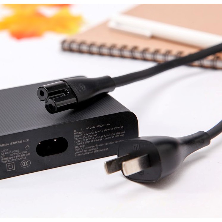 [Mã SKAMPUSHA7 giảm 8% đơn 250k]Bộ sạc Laptop PD 3 USB ZMI HA932 65W Củ sạc nhanh 65w Xiaomi ZMI HA932