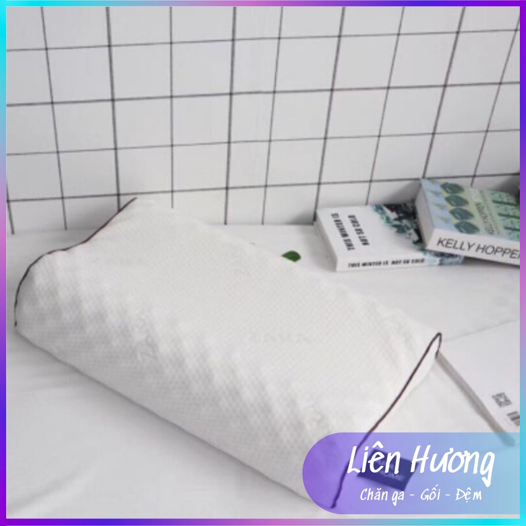Gối cao su non ZARA HOME cao cấp chống ngáy ngủ, đau vai gáy kích thước 30x50cm sẵn hàng