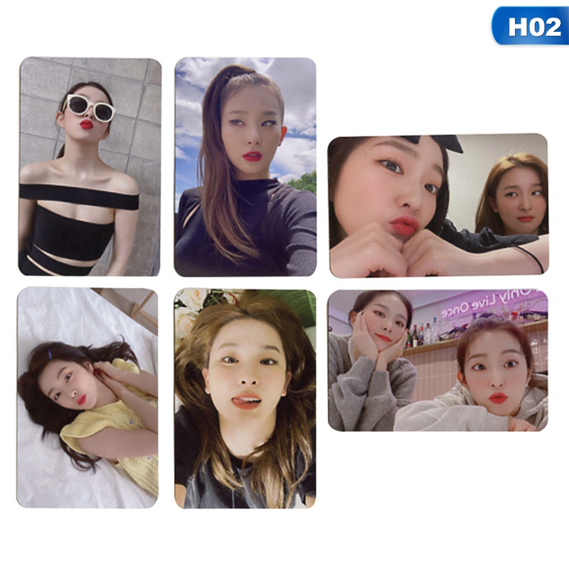 Set 6 Tấm Ảnh Nhóm Nhạc Kpop Red Velvet Irene & Seulgi 1st Mini