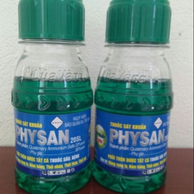 Dung dịch sát khuẩn trừ nấm bệnh cây trồng Physan 20 SL chai 100ml