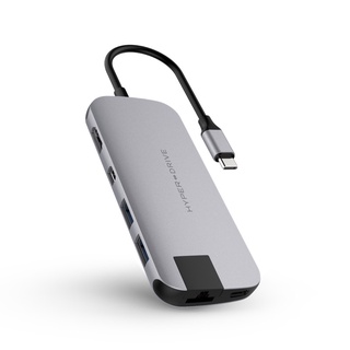 Cổng chuyển hyperdrive slim 8 in 1 usb-c hub for mb, surface, pc & devices – hd247b