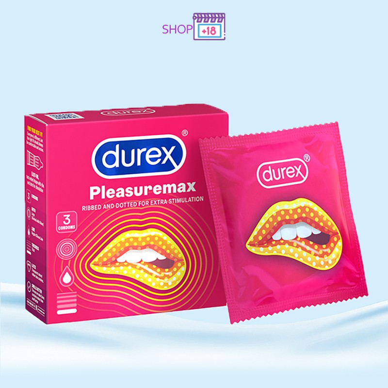 Hộp Bao Cao Su Durex Invisible Tăng Khoái Cảm Kéo Dài Thời Gian Tình Dục 3 Cái Một Hộp