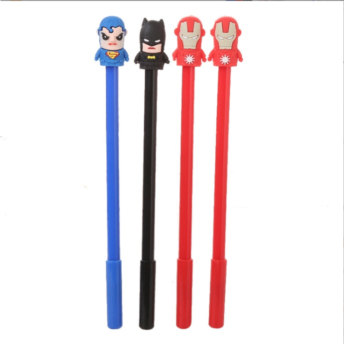 Bút Bi Nước Hình Siêu Nhân Batman, Ironman, Superman [Giá Rẻ]