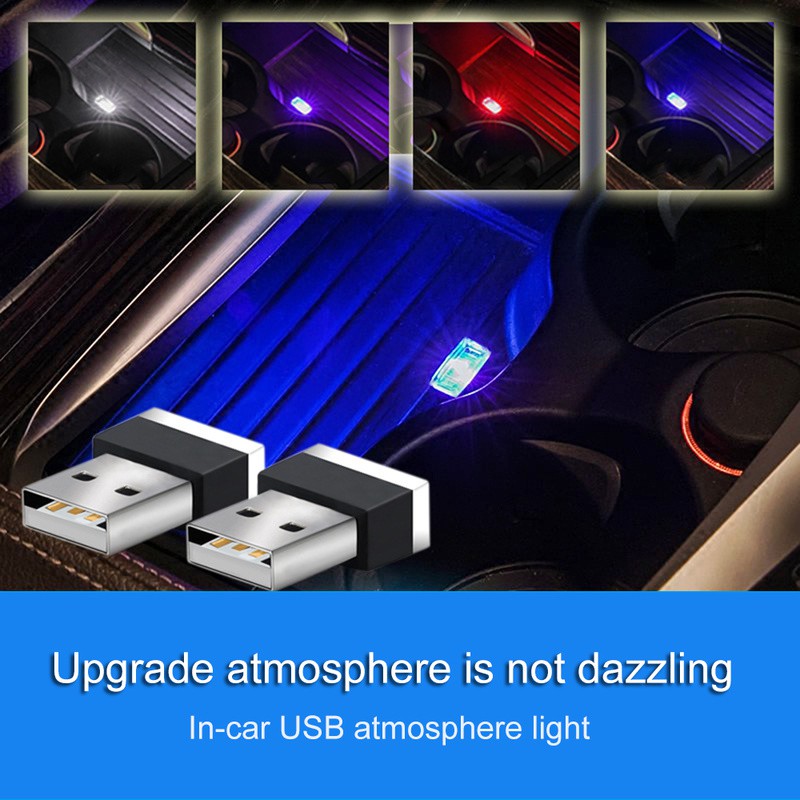 1 Đèn USB Nội Thất Xe Hơi, Ô tô mini - Đèn LED USB Trang Trí Xe hơi , Ô tô