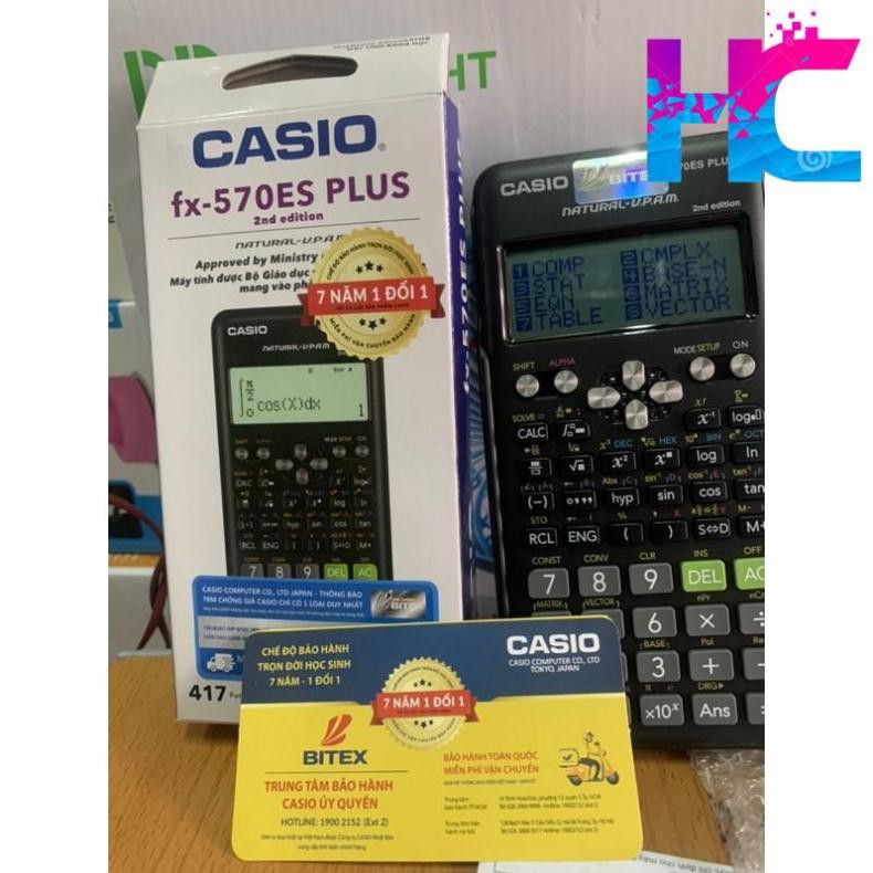 Máy Tính Casio FX 570ES Plus (Chính Hãng) 7 Năm