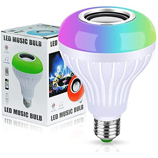 Đèn Led Kiêm Loa Bluetooh Music Lamp E27 12W LED RGB Bluetooth Speaker Bulb