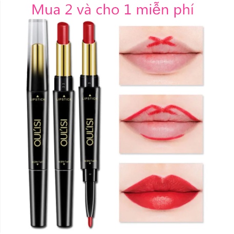 Mua 2 và cho 1 miễn phí///Bút Kẻ Viền Môi Hai Đầu Chống Thấm Nước Và Mồ Hôi Lâu Trôi