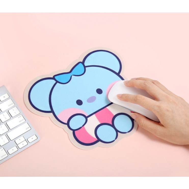 Miếng lót chuột máy tính in hình BTS BT21 thú vị