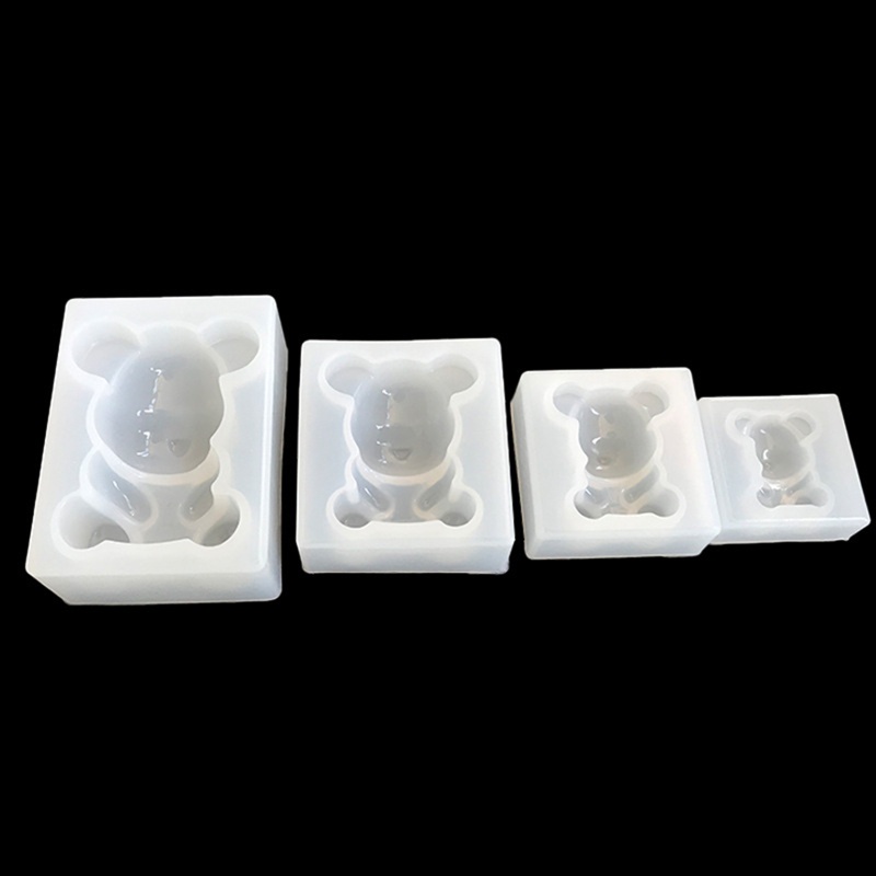 Khuôn Nhựa Hình Gấu 3D Làm Đồ Trang Trí Xe Hơi