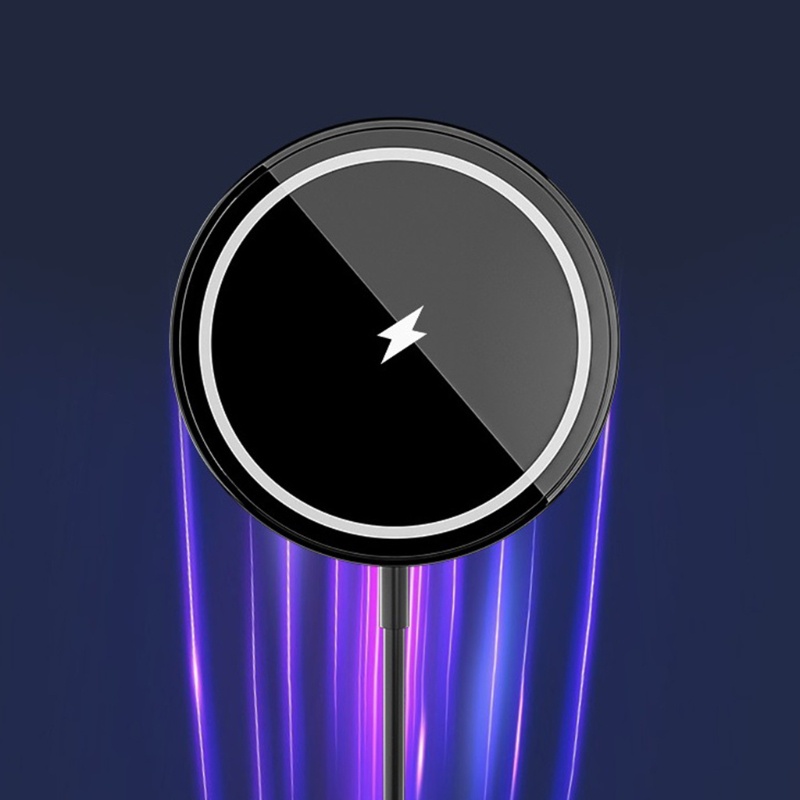 Đế Sạc Nhanh Không Dây 15 Màu Trắng / Đen Cho Điện Thoại Di Động / Đồng Hồ Etc Bộ Chuyển Đổi Nguồn Điện