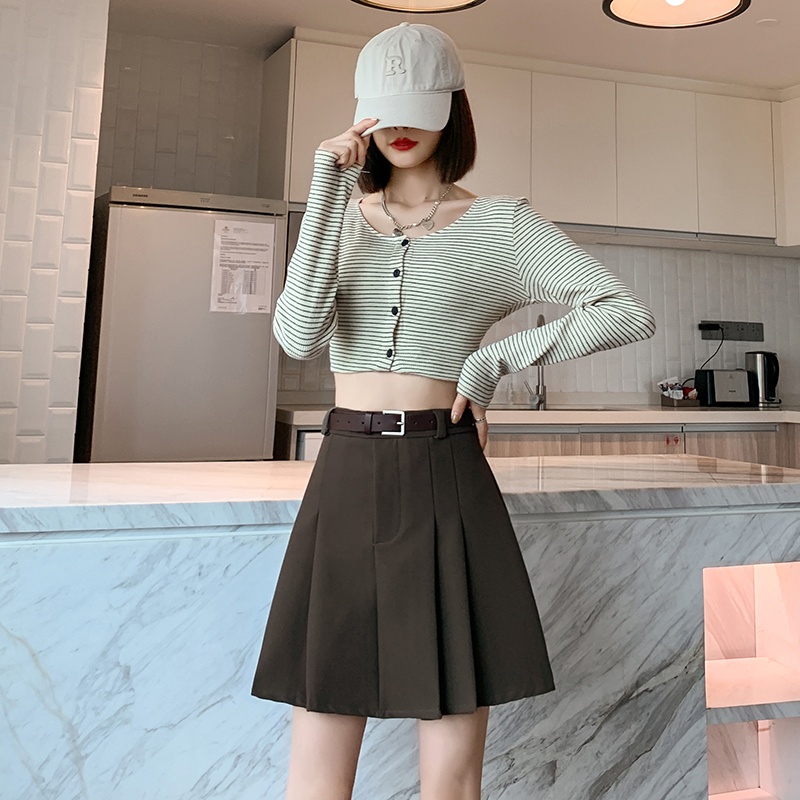 Chân Váy Ngắn Xếp Li Thời Trang Mùa Thu Quyến Rũ Dễ Phối Đồ Dành Cho Nữ