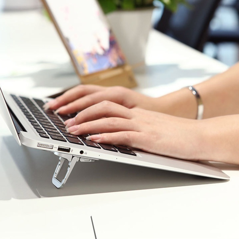 NILLKIN 1 Cặp Giá Đỡ Laptop Mini Bằng Silicon Chống Trượt Tiện Dụng
