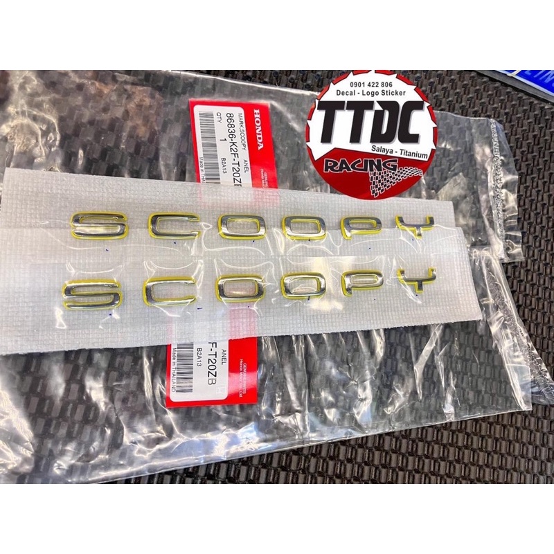 Tem Scoopy Chính Hãng Honda ✌🇹🇭