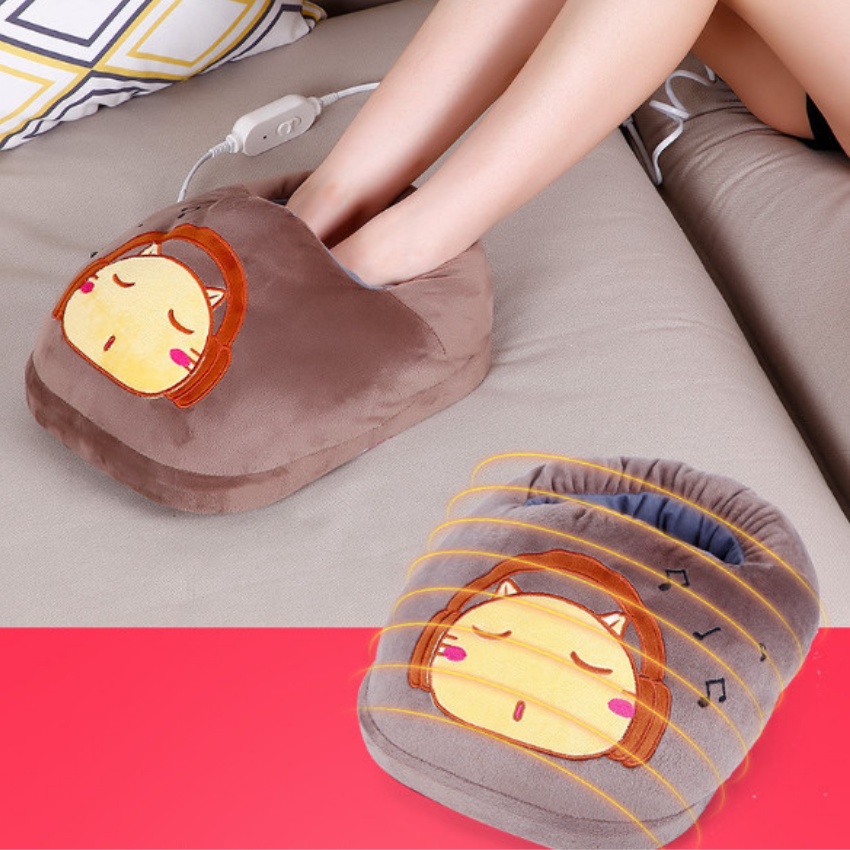 Túi Ủ Ấm Chân Nhiều Hình Mix Mẫu Sưởi Ấm Cắm Điện Mùa Đông Siêu An Toàn Kiêm Sấy Đồ Vải Nhung Cao Cấp KT 27x32cm