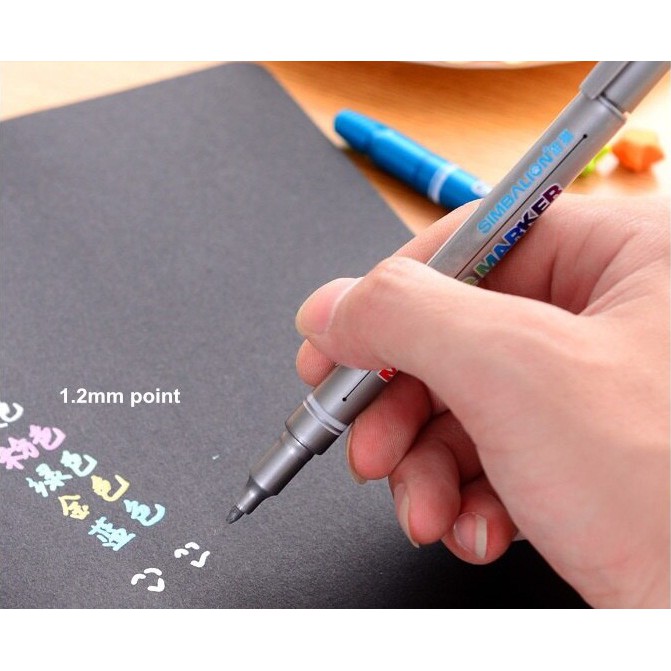 Bút nhũ viết thiệp ngòi 1.2mm viết thiệp,trang trí lưu bút nhiều màu