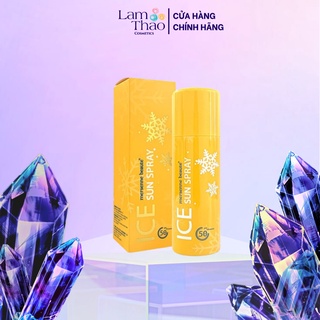 Chống nắng dạng xịt mát lạnh mersenne beaute ice sun pray spf 50+ pa+++