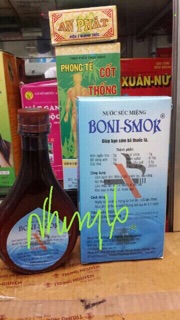 xúc miệng boni smok