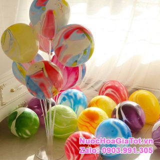 Bán sỉ bong bóng thủy vân đá trang trí tiệc sinh nhật thôi nôi đầy tháng mừng thọ năm mới lễ tết cho bé trai gái
