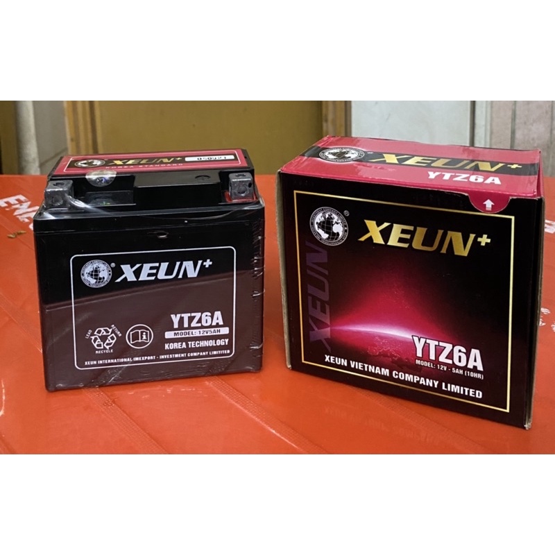 Ắc qui xe SH Việt, ABL, Vision, PCX 12V-6A Xeun