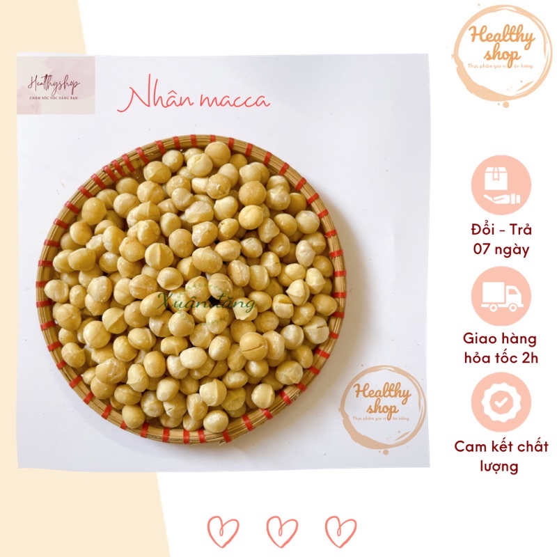 500GRAM NHÂN MACCA SẠCH DAKLAK