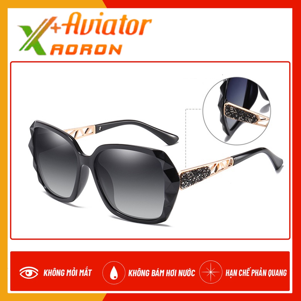 KÍNH THỜI TRANG NỮ, KÍNH PHÂN CỰC CHỐNG TIA UV 400 AORON GĐ