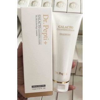 Sữa Rửa Mặt Gạo Dr.Pepti+ Galacto Cleansing Foam 110ml chính hãng Hàn Quốc