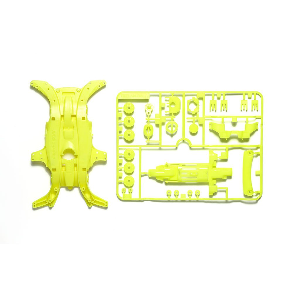95495 Phụ Kiện Mini 4WD MA FLUORESCENT-COLOR CHASSIS SET (YELLOW)  - GDC