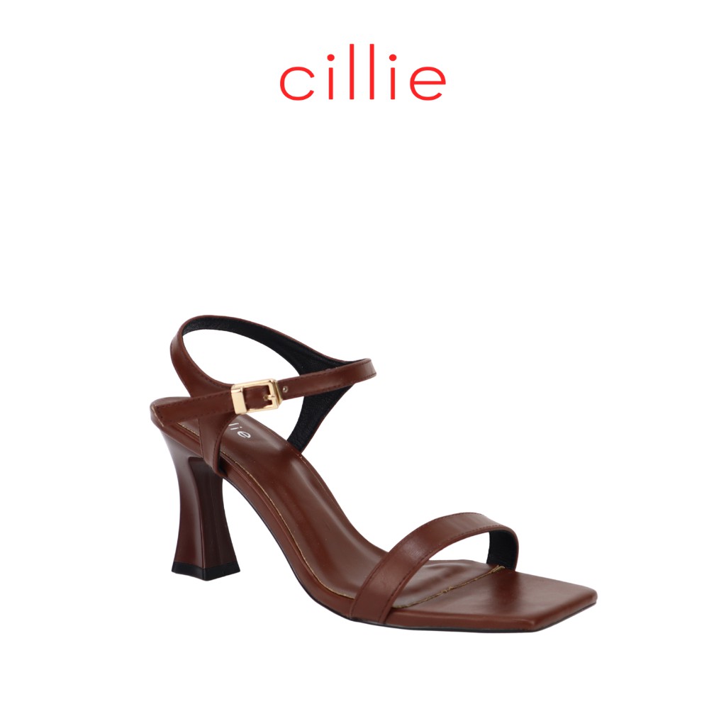 Giày sandal nữ quai ngang cao 7cm 1139 Cillie